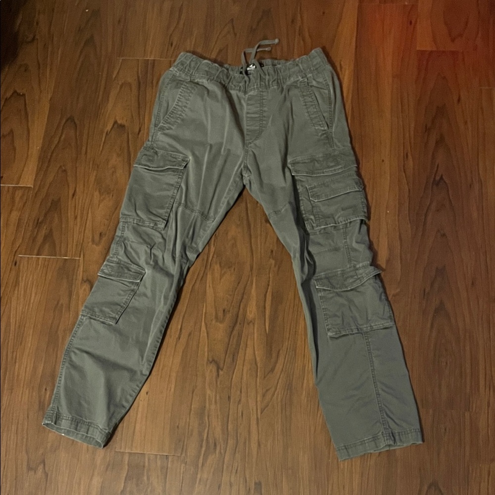 Hollister Epic Flex Slim Straight Cargo Pants Green